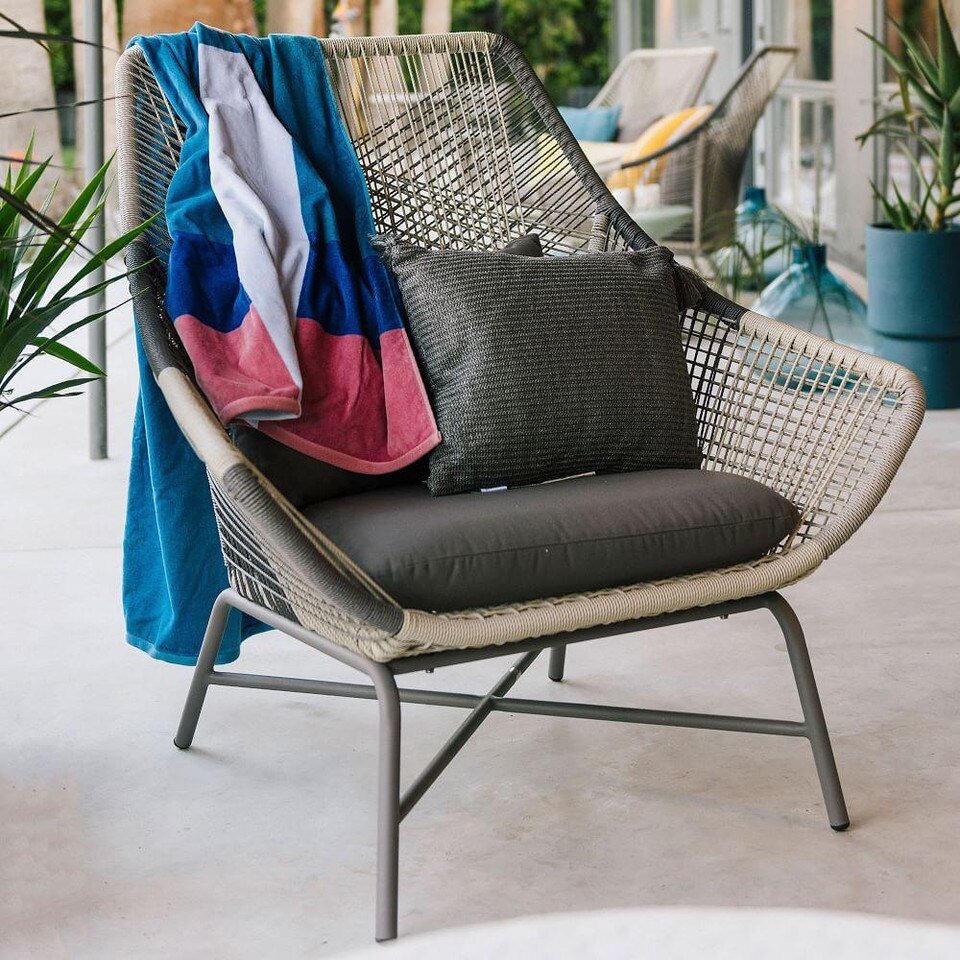 Huron Outdoor Lounge Chair & Cushion west elm Australia